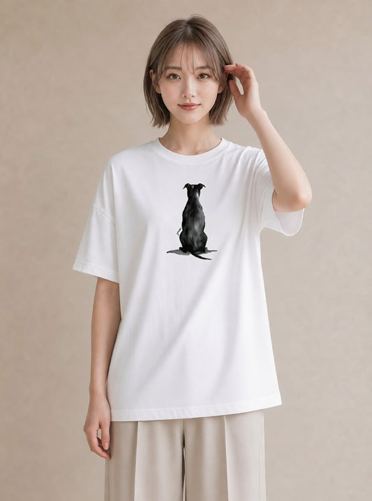 プリントTシャツ レディース ロシアンブルー 猫 ねこ イラスト 韓国風 女性 旅行用 白T YMAZO