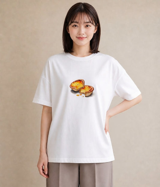 Tシャツ レディース あんみつ 食べ物 フード イラスト 普段使い 部屋着 女性向けギフト 白T YMAZO