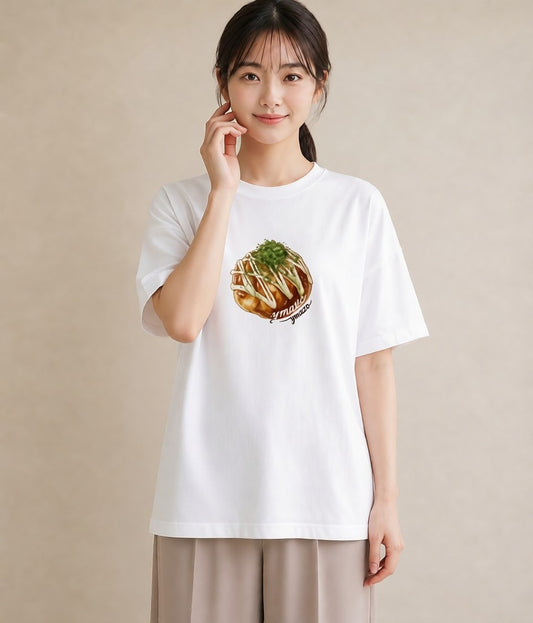 デザインTシャツ レディース お寿司 食べ物 フード イラスト シック 春コーデ 姉妹 白T YMAZO