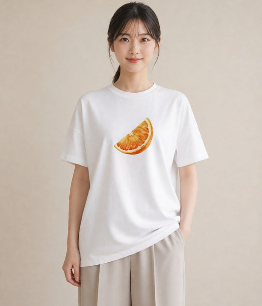 Tシャツ レディース パイナップル 食べ物 フード イラスト ガーリー カフェ服 クリスマス 白T YMAZO