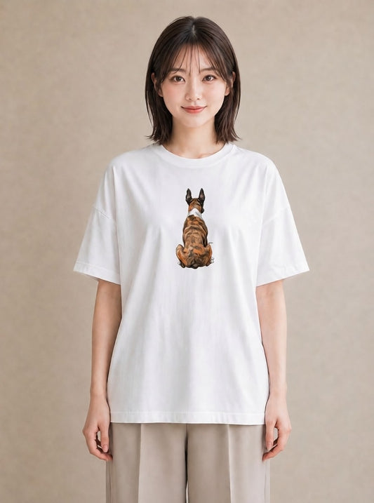 デザインTシャツ レディース 老犬 犬 いぬ イラスト ゆるかわ 夏コーデ 通学 白T