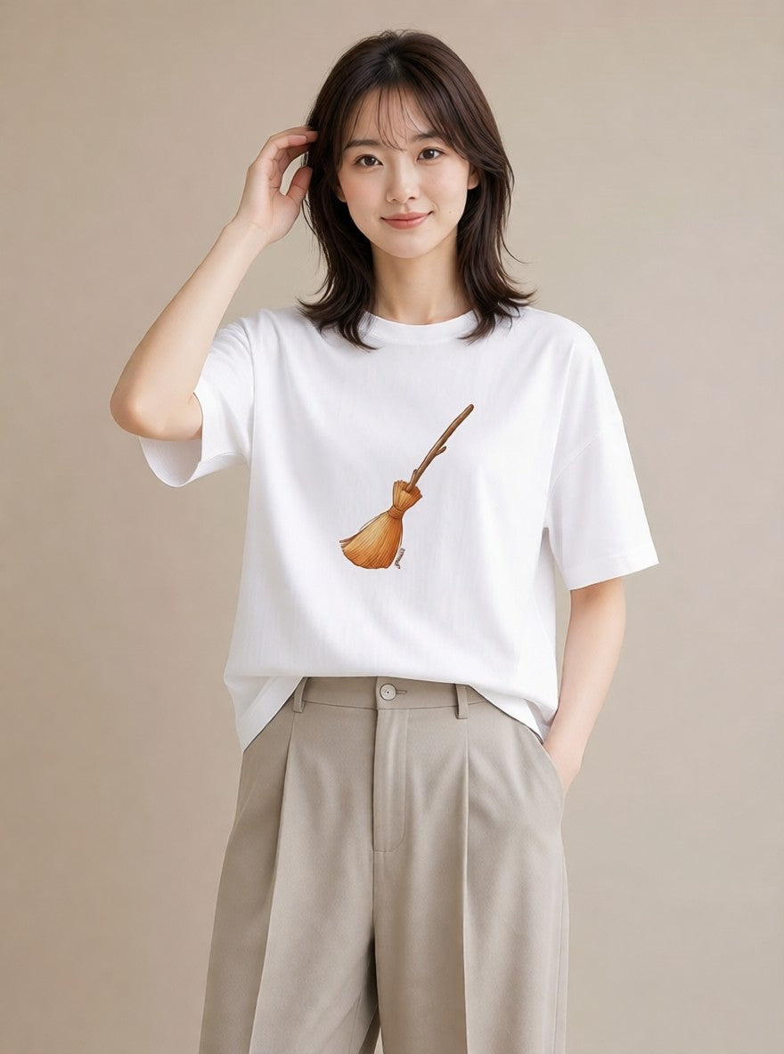 半袖Tシャツ レディース 抹茶 食べ物 フード イラスト お洒落 母の日 ビーチ 白T YMAZO