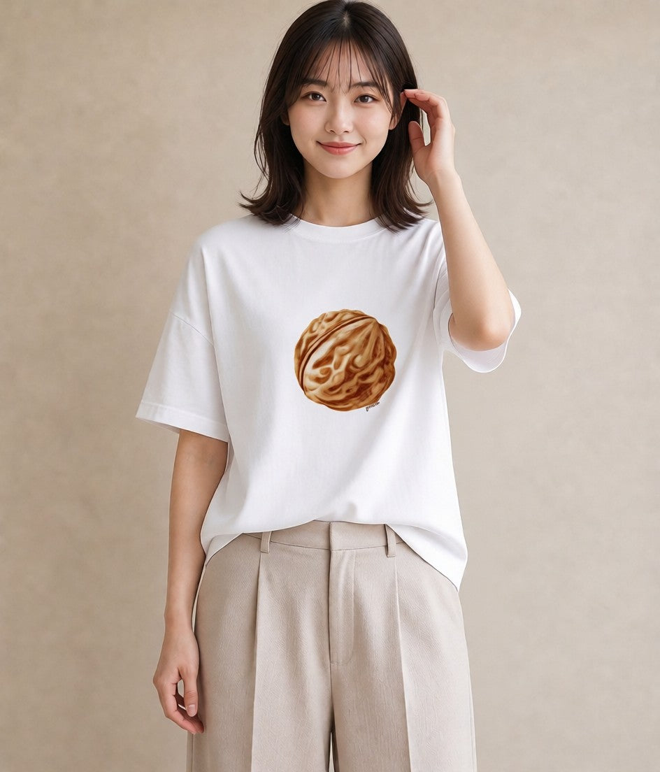 デザインTシャツ レディース ダンゴムシ 昆虫 虫 イラスト お洒落 旅行 母娘コーデ 白T YMAZO