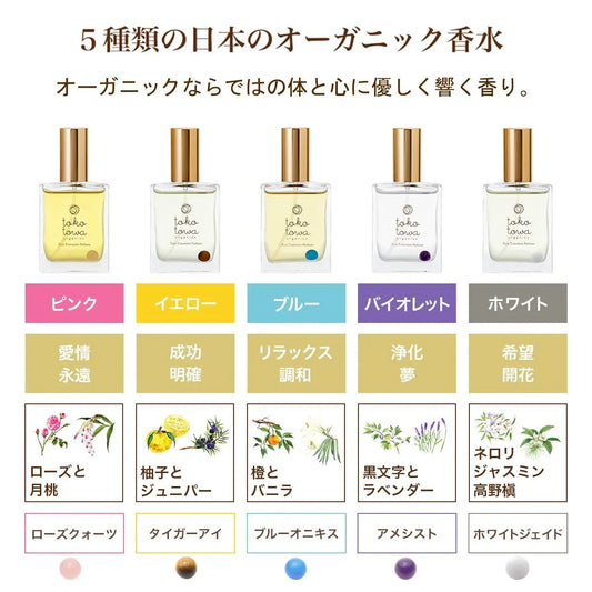 初回用オーガニック香水5種セット 5種X各1個 各25ml