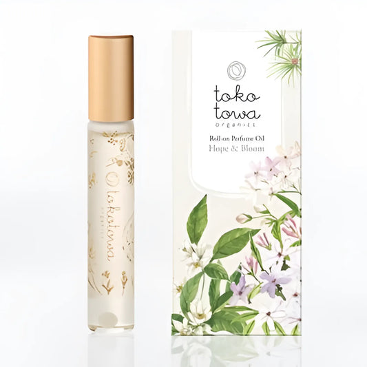 <テスター>オーガニックロールオンパフュームオイル 7.8ml 天然石入り ※テスターのみの注文は不可 ホワイト 〜ネロリとジャスミン、日本の高野槇の香り〜 のコピー のコピー