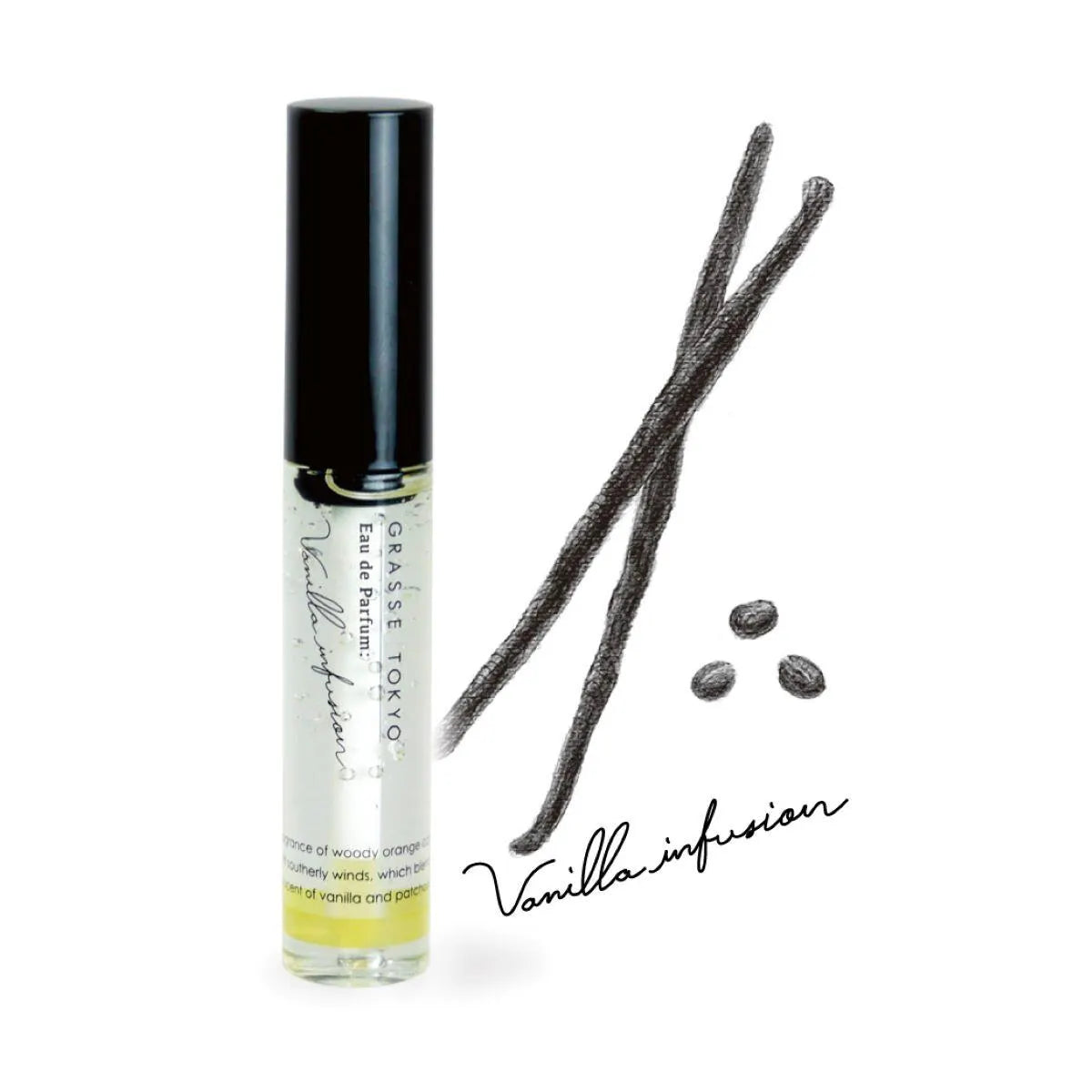 オードパルファン<ジェル香水> - アルコールフリーのスティックタイプ バニラインフュージョン