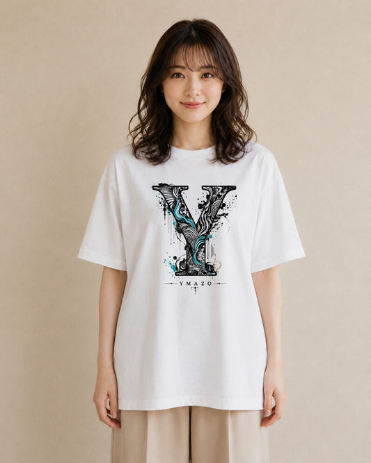 蒼天|水彩 半袖Tシャツ レディース