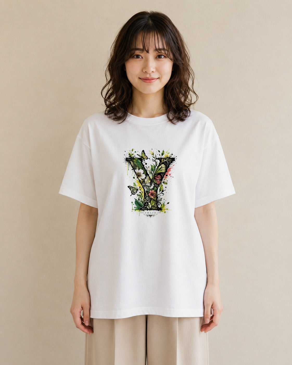 新緑のころ|水彩 半袖Tシャツ レディース(スタンダードプリント 15×20cm)