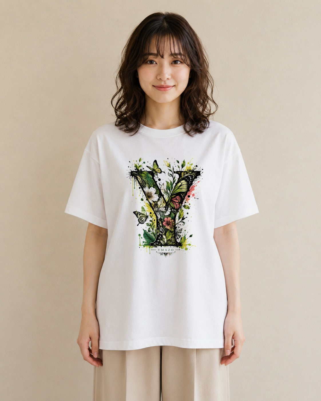 新緑のころ|水彩 半袖Tシャツ レディース