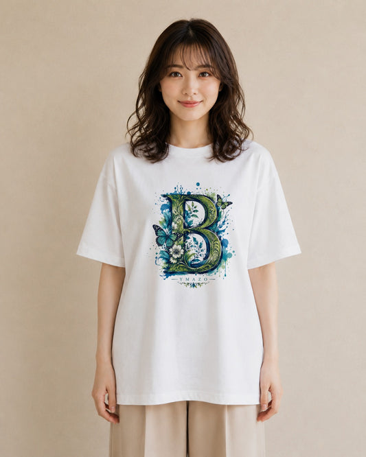 水ぎわの音|水彩 半袖Tシャツ レディース