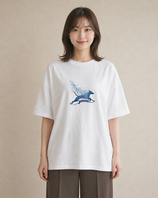 プリントTシャツ レディース 乙女座 星空 宇宙 イラスト 個性的 クリスマス 旅行 白T YMAZO