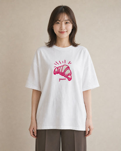 Tシャツ レディース パン ベーカリー レトロ イラスト ギフト 母の日 白T YMAZO