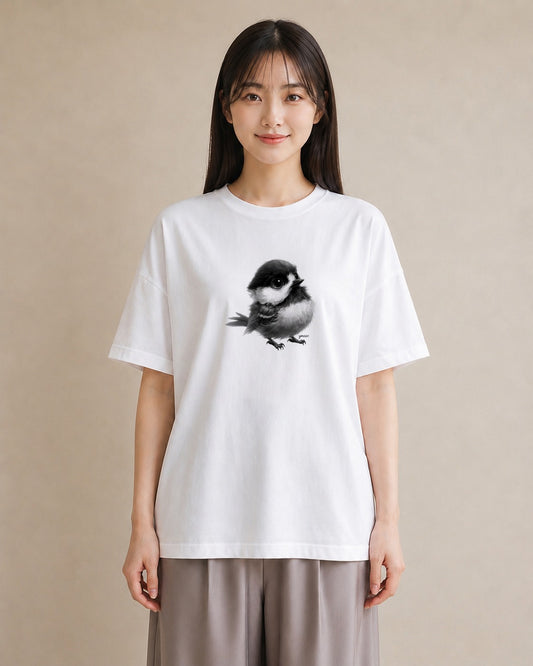 デザインTシャツ レディース ことり ペット 動物 イラスト カジュアル クリスマス 旅行 白T YMAZO