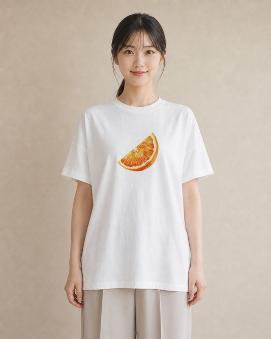 Tシャツ レディース パイナップル 食べ物 フード イラスト ガーリー カフェ服 クリスマス 白T YMAZO