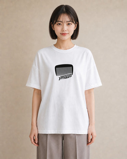 半袖Tシャツ レディース 手鏡 アンティーク レトロ ナチュラル イラスト 上品 母娘コーデ 自分用 白T YMAZO