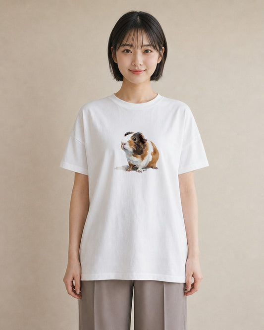 デザインTシャツ レディース ロボロフスキー ペット 動物 イラスト モード お揃い 親子 白T YMAZO