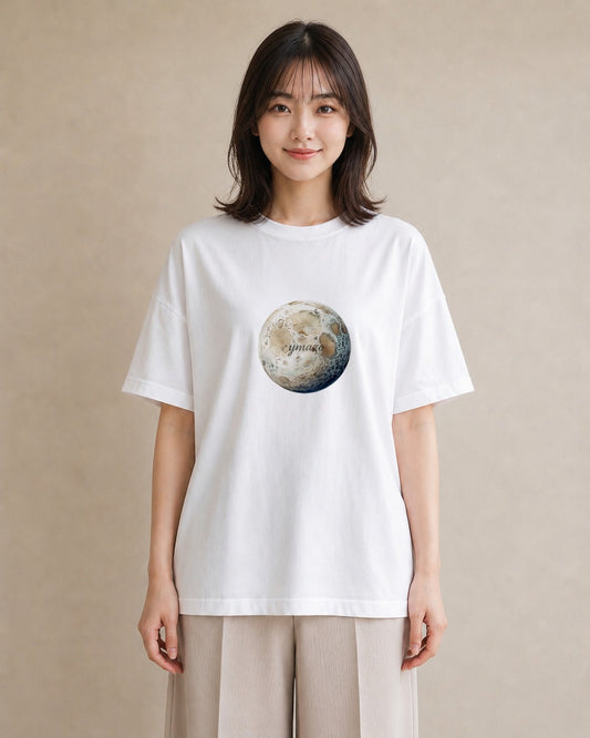 半袖Tシャツ レディース 天秤座 星空 宇宙 イラスト ポップ レイヤード 友達ギフト 白T YMAZO