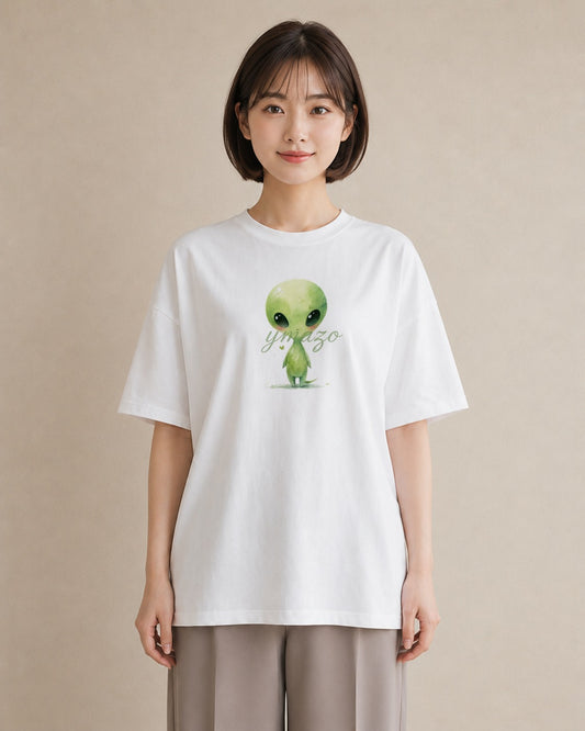 Tシャツ レディース 惑星 星空 宇宙 イラスト きれいめカジュアル 女性向けギフト 散歩 白T YMAZO