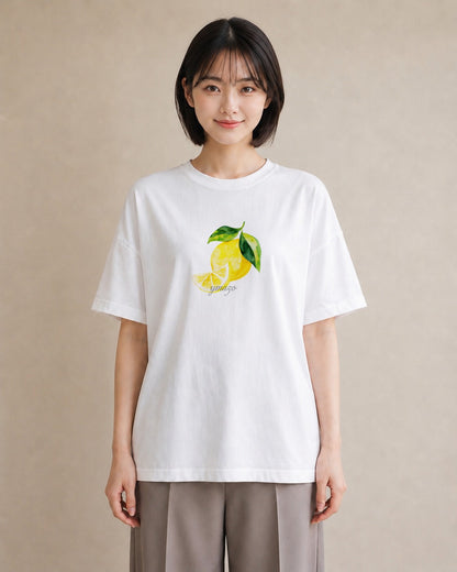 グラフィックTシャツ レディース バナナ 食べ物 フード イラスト モード ホワイトデー 春服 白T YMAZO