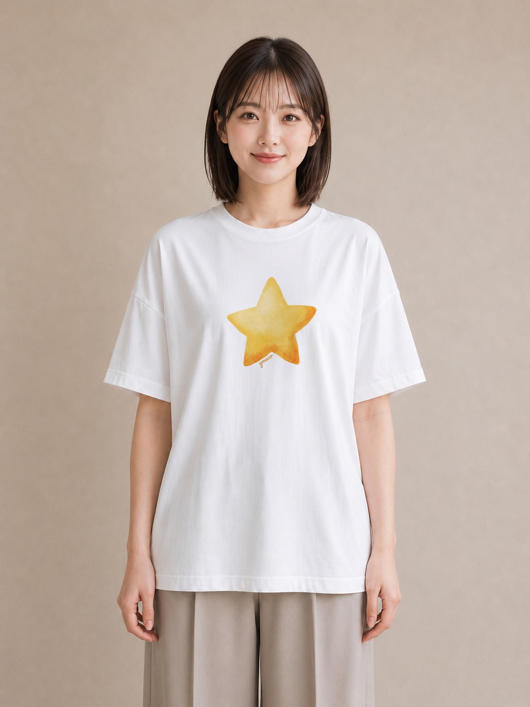 グラフィックTシャツ レディース 射手座 星空 宇宙 イラスト 旅行コーデ 部屋着 女性向けギフト 白T YMAZO