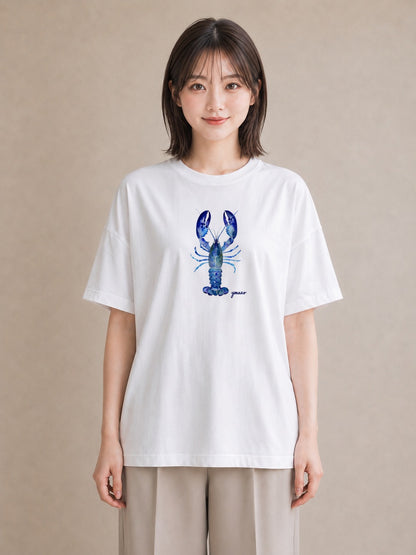 グラフィックTシャツ レディース 蠍座 星空 宇宙 イラスト 休日コーデ お揃い 親子 白T YMAZO