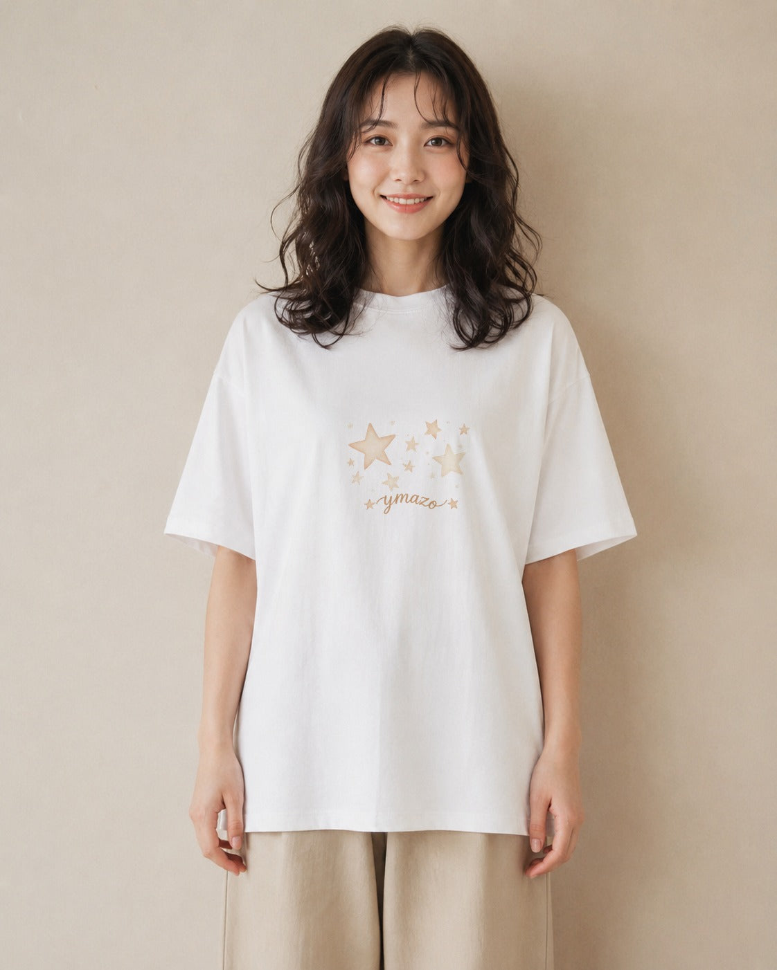 Tシャツ レディース 乙女座 星空 宇宙 イラスト ゆるコーデ 春コーデ 姉妹 白T YMAZO