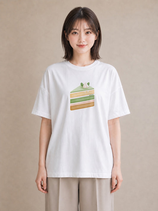 半袖Tシャツ レディース キャンディ 食べ物 フード イラスト カフェコーデ 帰省 ラフ 白T YMAZO