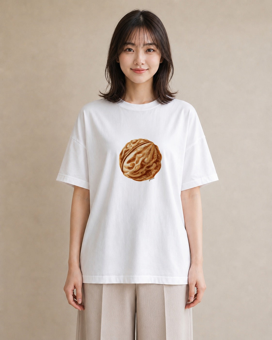 デザインTシャツ レディース ダンゴムシ 昆虫 虫 イラスト お洒落 旅行 母娘コーデ 白T YMAZO