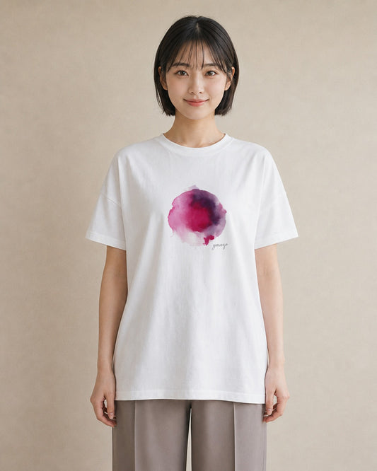 プリントTシャツ レディース 牡羊座 星空 宇宙 イラスト ガーリー デイリーウェア 休日 白T YMAZO