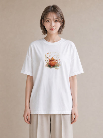 グラフィックTシャツ レディース 抹茶 食べ物 フード イラスト フェミニン ギフト 母の日 白T YMAZO