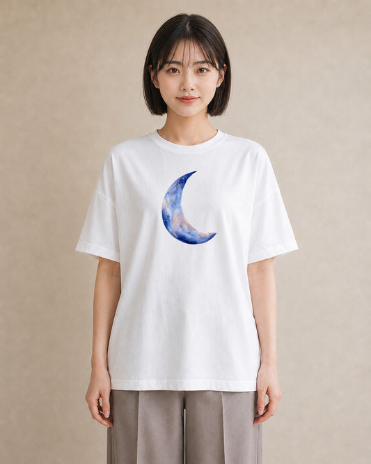 グラフィックTシャツ レディース 牡羊座 星空 宇宙 イラスト ラフ 女性 旅行用 白T YMAZO