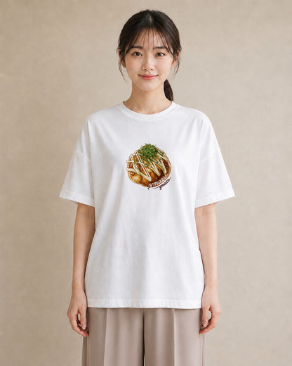デザインTシャツ レディース お寿司 食べ物 フード イラスト シック 春コーデ 姉妹 白T YMAZO