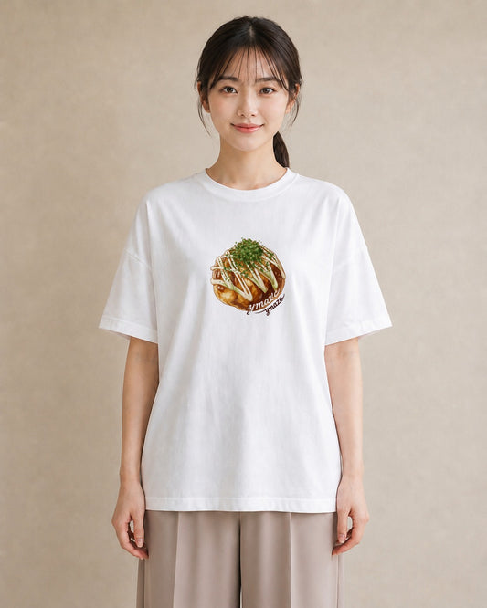 デザインTシャツ レディース お寿司 食べ物 フード イラスト シック 春コーデ 姉妹 白T YMAZO