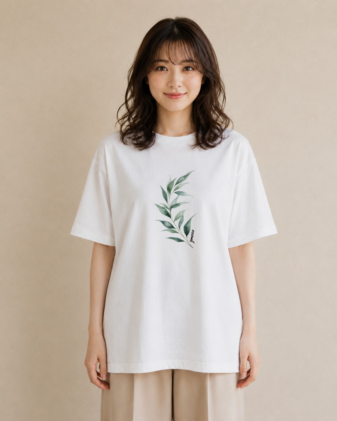 半袖Tシャツ レディース すずらん 花 花柄 イラスト モード ホワイトデー 春服 白T