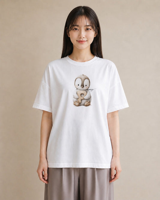 半袖Tシャツ レディース 白文鳥 ペット 動物 イラスト ガーリー 母の日 ビーチ 白T YMAZO