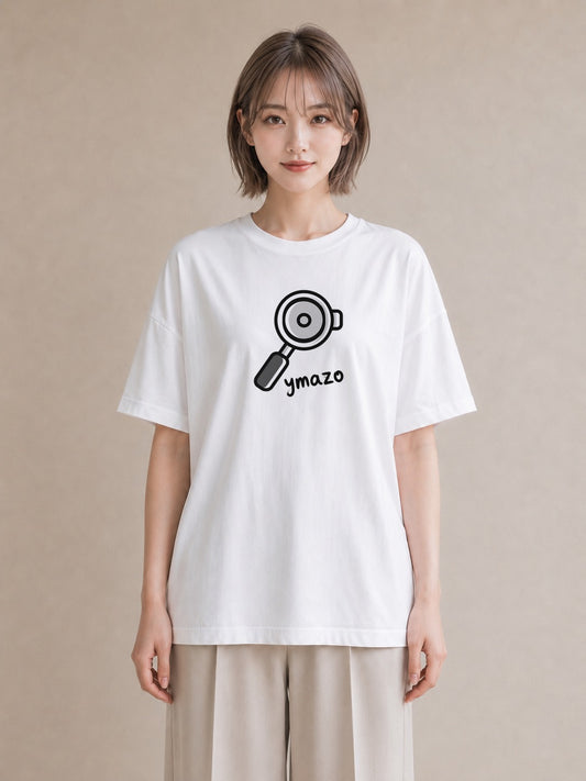 Tシャツ レディース コーヒー カフェ 珈琲 イラスト ニュアンス 春コーデ 姉妹 白T YMAZO