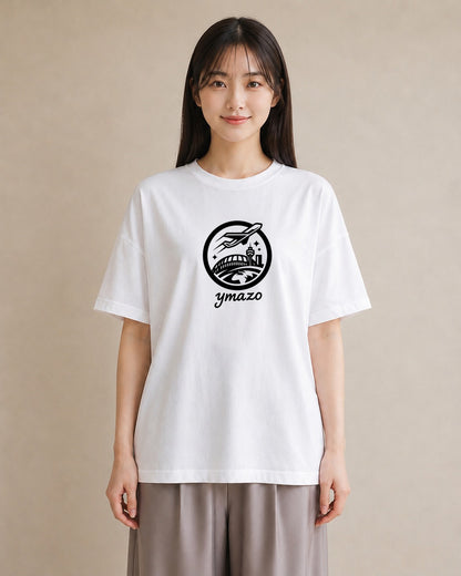グラフィックTシャツ レディース 旅 トラベル スタンプ イラスト ゆるかわ 通学 誕生日プレゼント 白T YMAZO