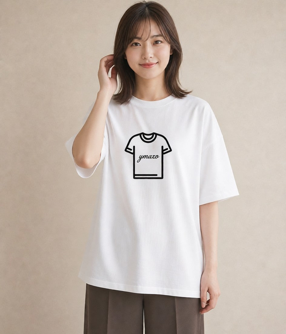 グラフィックTシャツ レディース バレエシューズ バレエ トウシューズ ナチュラル アンティーク イラスト ポップ カフェ巡り 女子会 白T YMAZO
