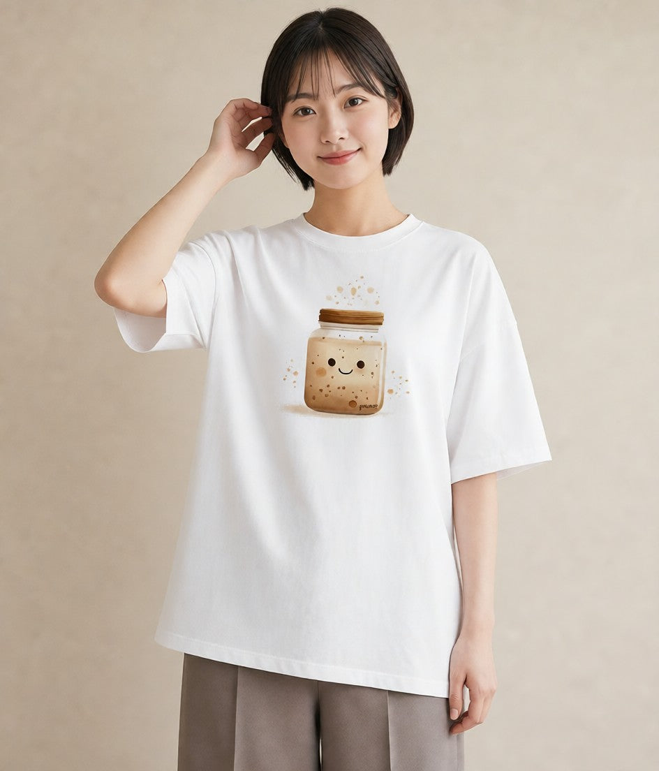 半袖Tシャツ レディース クリームソーダ 食べ物 フード イラスト きれいめ 母娘コーデ 自分用 白T YMAZO