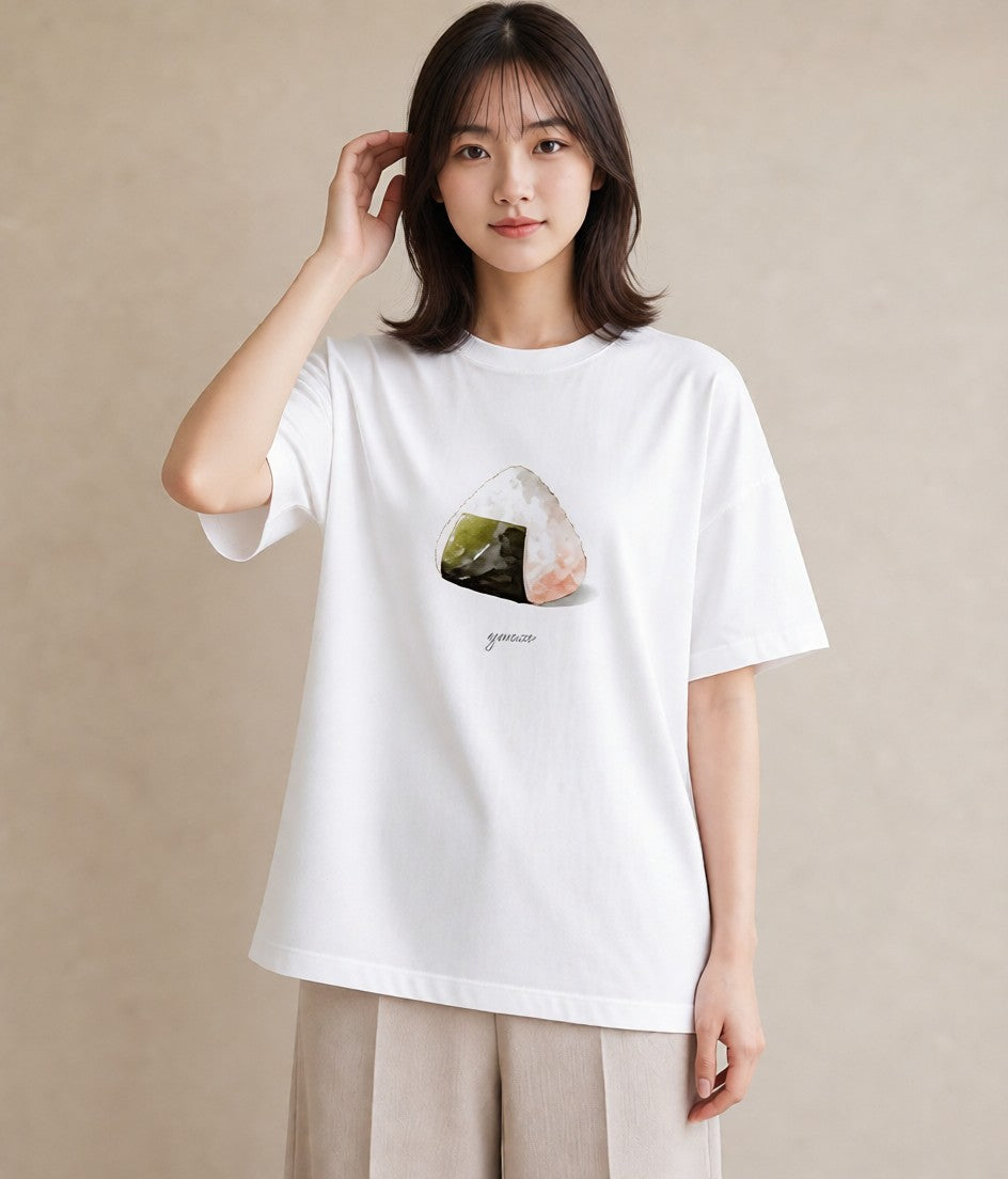 グラフィックTシャツ レディース どら焼き 食べ物 フード イラスト 普段使い 親子 20代 白T YMAZO