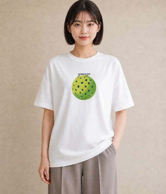 グラフィックTシャツ レディース アボカド 食べ物 フード イラスト シンプル 女性 旅行用 白T YMAZO