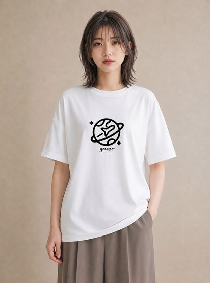 プリントTシャツ レディース 旅 トラベル スタンプ イラスト きれいめ 夏コーデ 通学 白T YMAZO