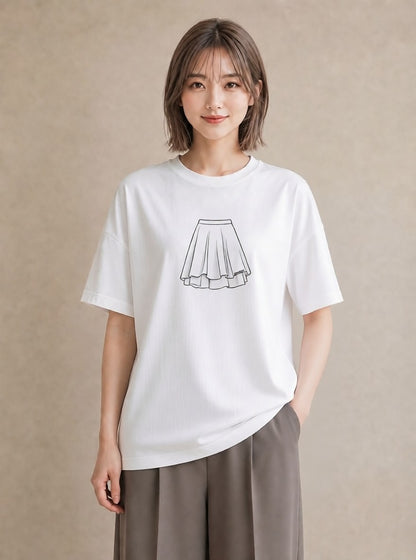 半袖Tシャツ レディース バレエシューズ バレエ トウシューズ ナチュラル アンティーク イラスト 送別ギフト 通勤 白T YMAZO