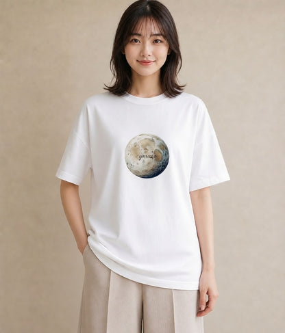 半袖Tシャツ レディース 天秤座 星空 宇宙 イラスト ポップ レイヤード 友達ギフト 白T YMAZO