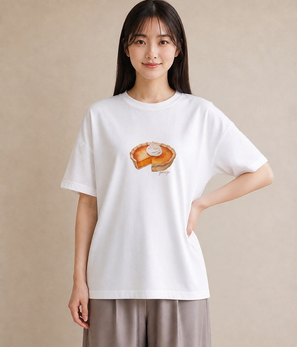 デザインTシャツ レディース あんみつ 食べ物 フード イラスト 個性的 母娘コーデ 自分用 白T YMAZO