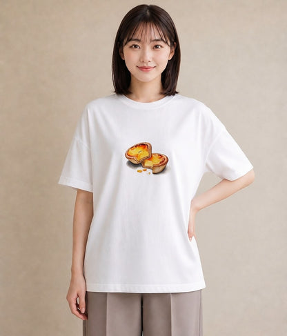 Tシャツ レディース あんみつ 食べ物 フード イラスト 普段使い 部屋着 女性向けギフト 白T YMAZO