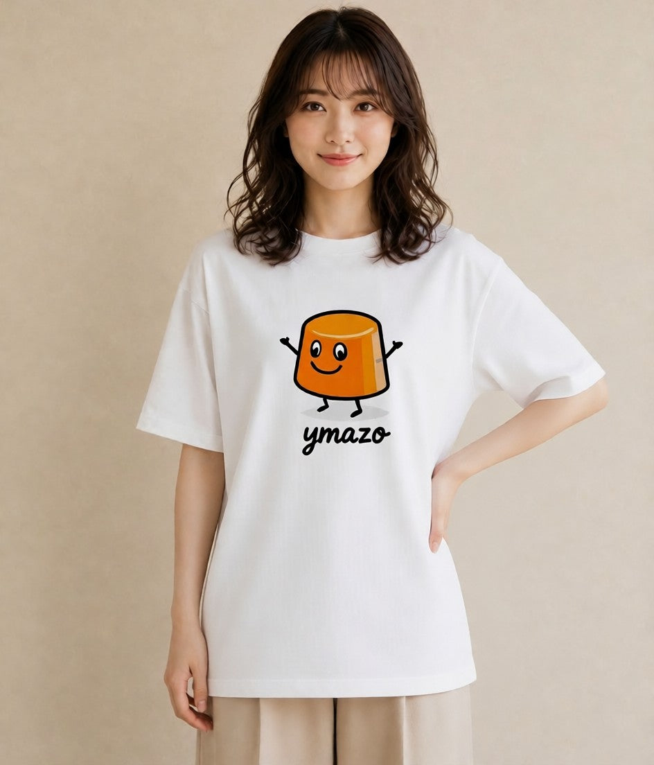 Tシャツ レディース スイーツ お菓子 デザート イラスト 個性的 普段着 週末コーデ 白T YMAZO