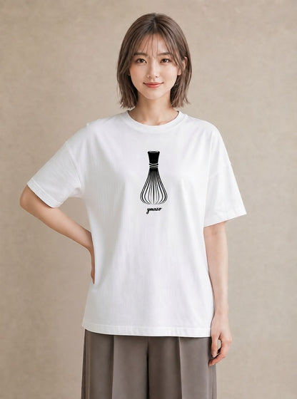 グラフィックTシャツ レディース 風鈴 ガラス 夏 ナチュラル アンティーク イラスト ミニマル カジュアルコーデ 買い物 白T YMAZO