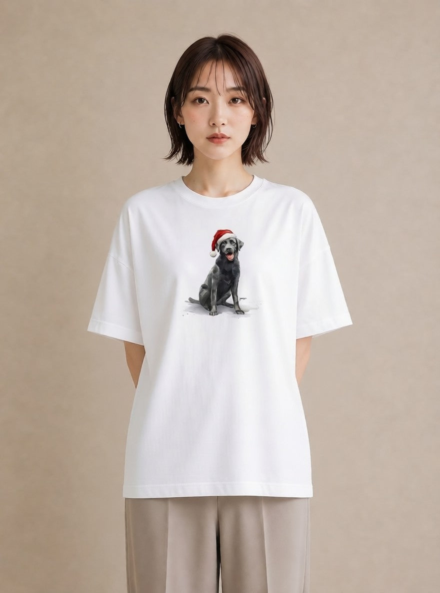 グラフィックTシャツ レディース ラブラドールレトリバー 犬 いぬ イラスト カジュアル 敬老の日 ホワイトデー 白T YMAZO