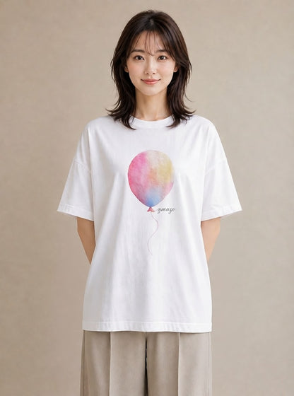 プリントTシャツ レディース わたあめ 食べ物 フード イラスト シンプル カフェ服 クリスマス 白T YMAZO